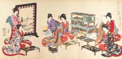 Chiyoda Castle Album of Women, 1895., 1895. od Chikanobu Yoshu