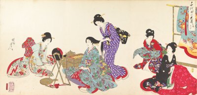 Chiyoda Castle Album of Women, 1895., 1895. od Chikanobu Yoshu