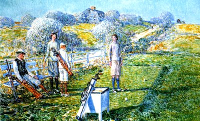 Golfová hra od Childe Frederick Hassam