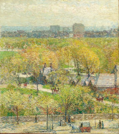 Přes park od Childe Frederick Hassam