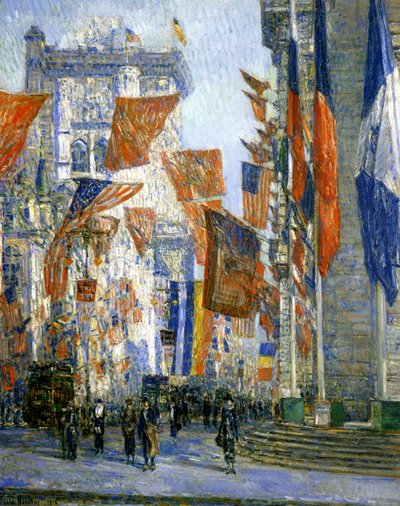 Avenue of the Allies od Childe Frederick Hassam