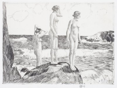 Hlubinné lázně od Childe Frederick Hassam