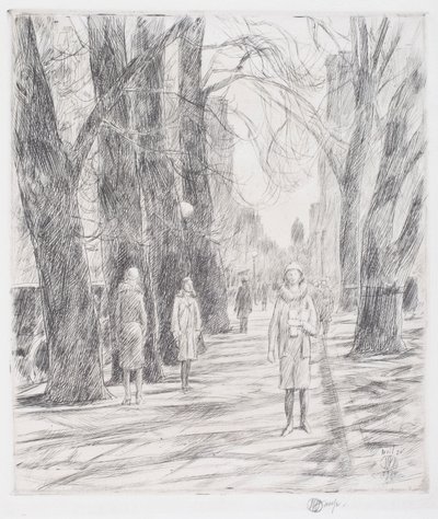 Lafayette Square, Washington od Childe Frederick Hassam
