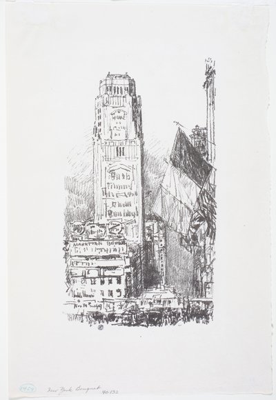 Kytice z New Yorku od Childe Frederick Hassam
