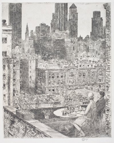 New York Spring od Childe Frederick Hassam