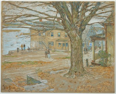 Listopad, Cos Cob od Childe Frederick Hassam