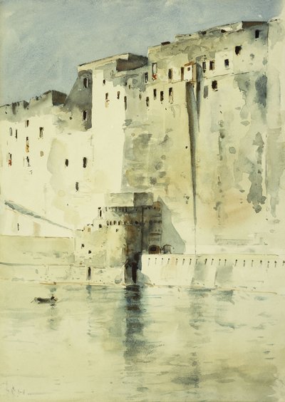 Stará pevnost Neapol od Childe Frederick Hassam