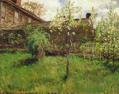 Starý dům, Dorchester od Childe Frederick Hassam