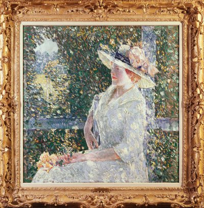 Portrét slečny Weirové od Childe Frederick Hassam