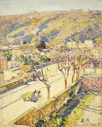 Posillipo, Itálie od Childe Frederick Hassam