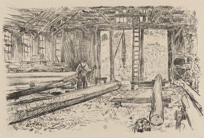 The Spar Shop, Gloucester, 8. července od Childe Frederick Hassam