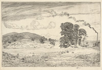 Danbury Hills, 1920 od Childe Hassam