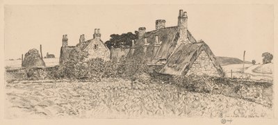 Anglické chaty od Childe Hassam