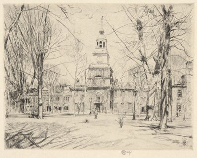 Independence Hall, Philadelphia, 1926 od Childe Hassam