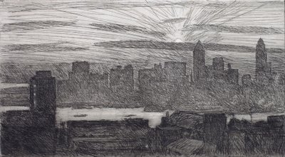Manhattan od Childe Hassam