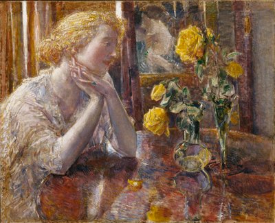 Maréchal Niel Roses od Childe Hassam