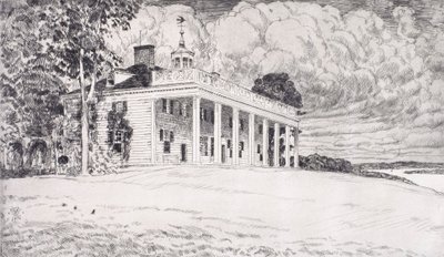 Mount Vernon od Childe Hassam