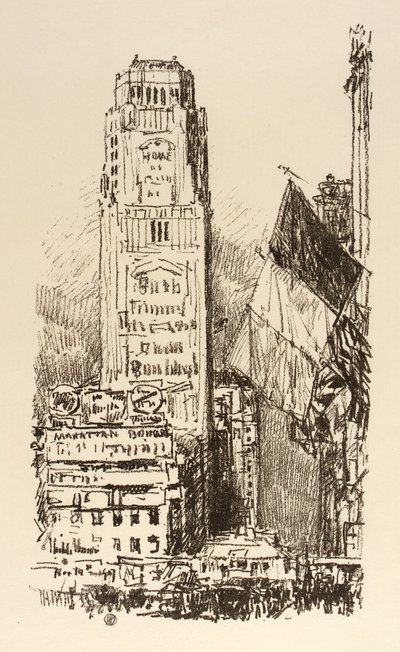Kytice z New Yorku od Childe Hassam