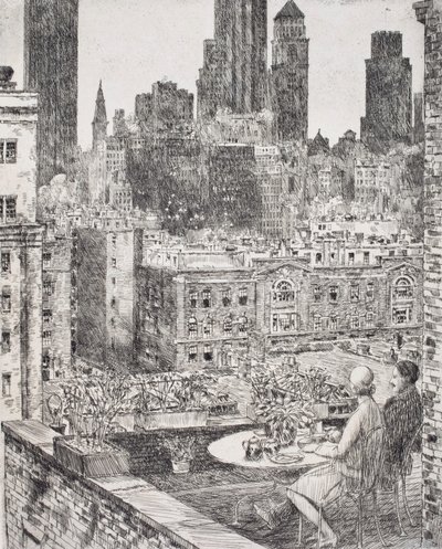 New York, jaro 1931 od Childe Hassam