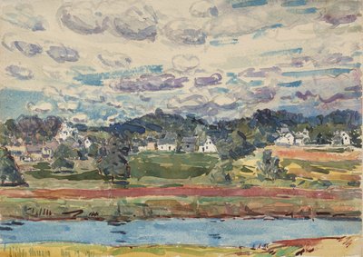Newfields, New Hampshire od Childe Hassam