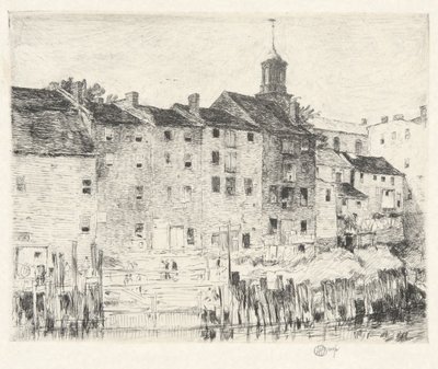 Staré sklady, Portsmouth od Childe Hassam