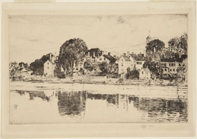 The Chimneys, Portsmouth, 1915 od Childe Hassam