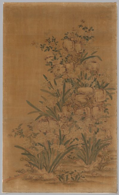 Panel Kesi: Skály a Narcis od China, Qing dynasty
