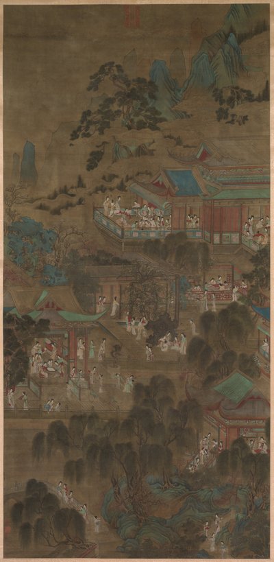 Dvorní dámy v Císařském paláci od China, Yuan dynasty
