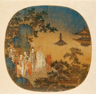 Kadidlový obřad, 14. století. od Chinese Master.