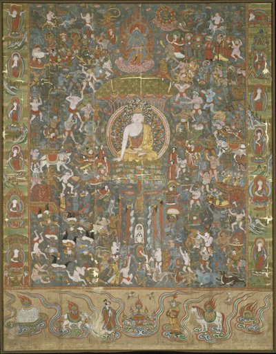 Buddha Šákjamuni, počátek 10. století. od Chinese Master.