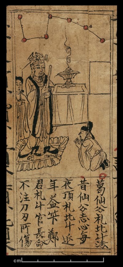 Almanach, Dunhuang Mogao (inkoust na papíře) od Chinese School