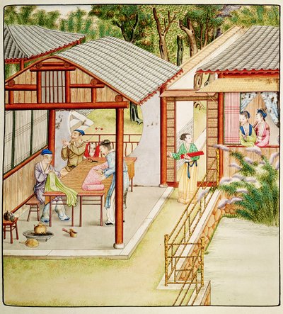 Obchod čínských švadlenů od Chinese School