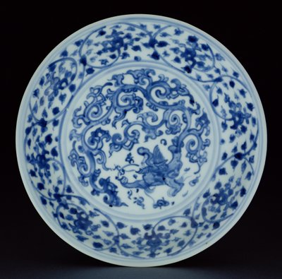 Miska malovaná drakem (porcelán) od Chinese School