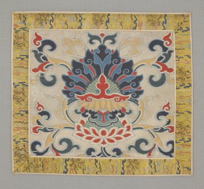 Osm buddhistických drahocenných věcí, lotos, 17. století od Chinese School
