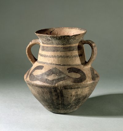 Jar, z provincie Gansu, cca 1300-700 př.nl (hlína) od Chinese School