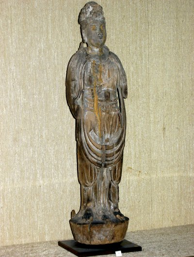 Kouan-yin, bódhisattva soucitu, dynastie Song (960-1276) (malované dřevo) od Chinese School