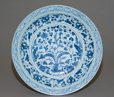 Velká mísa, konec 14. století (porcelán) od Chinese School