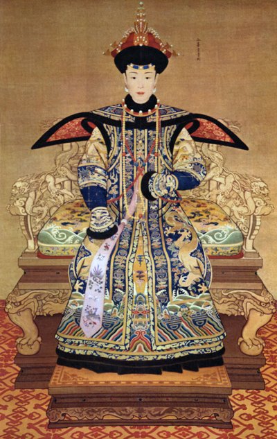 Portrét čínské císařovny, 1600 od Chinese School