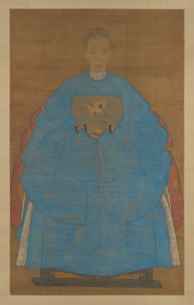Portrét staré dámy od Chinese School