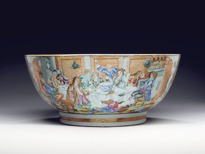 Vzácná a masivní mísa, kolem roku 1775 od Chinese School