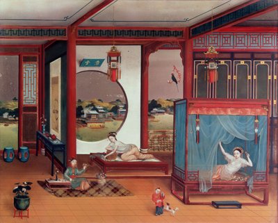 Scéna z interiéru od Chinese School