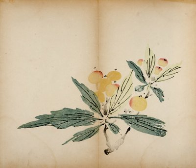 Ten Bamboo Studio Prints, 1643 (dřevěný blok) od Chinese School