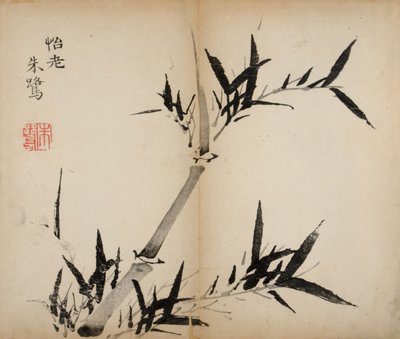 Ten Bamboo Studio Prints, 1643 (dřevěný blok) od Chinese School