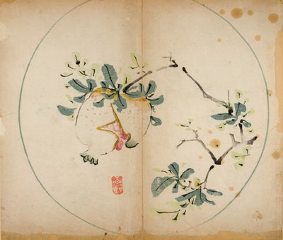 Ten Bamboo Studio Prints, 1643 (dřevěný blok) od Chinese School