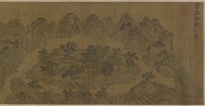 Vila Wangchuan, dynastie Ming nebo Qing od Chinese School
