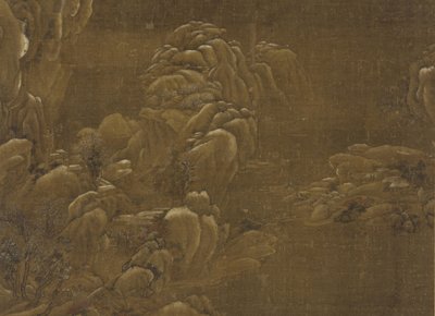 Zimní krajina, dynastie Ming nebo Qing, 15.-18. století od Chinese School