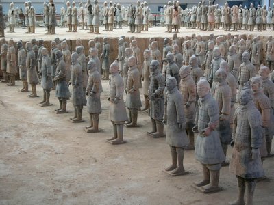 Muzeum Xian, terakotoví válečníci z hrobky císaře Shi Huangdi od Chinese School