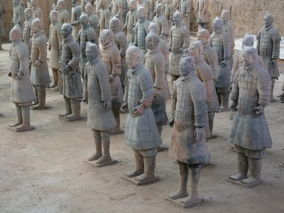 Muzeum Xian, terakotoví válečníci z hrobky císaře Shi Huangdi od Chinese School
