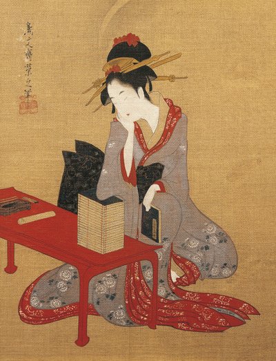 Dreamy Oiran (vysoce postavená prostitutka) od Chobunsai Eishi