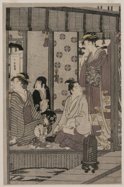 Morning Glory (ze série The Tale of Genji in Elegant Modern Dress) od Chobunsai Eishi